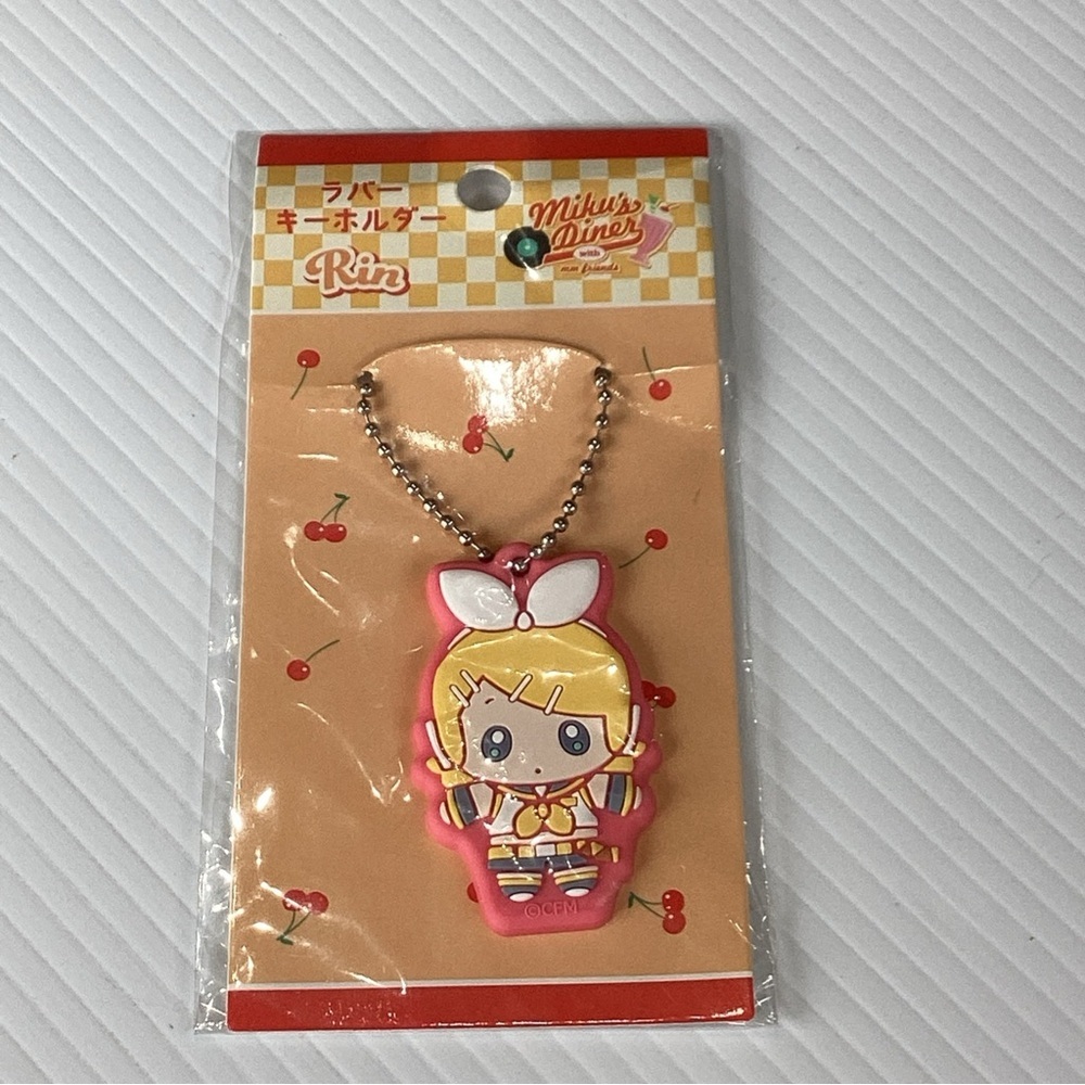 2010 Hatsune Miku Vocaloid Diner Rin Keychain New In Package